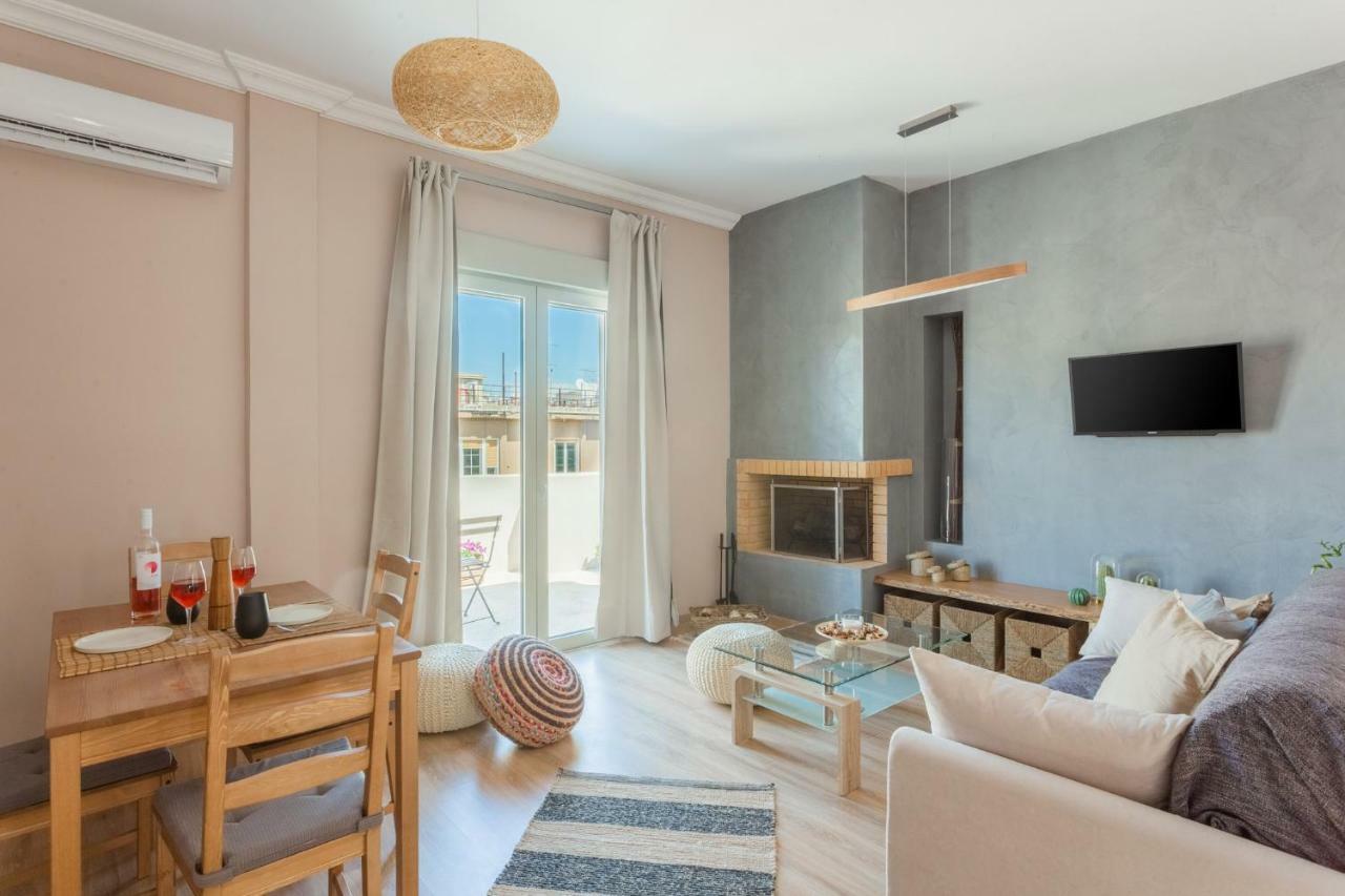 100M2 Luxury Apartment In The Heart Of Athens - Living Stone Emerald Exterior photo